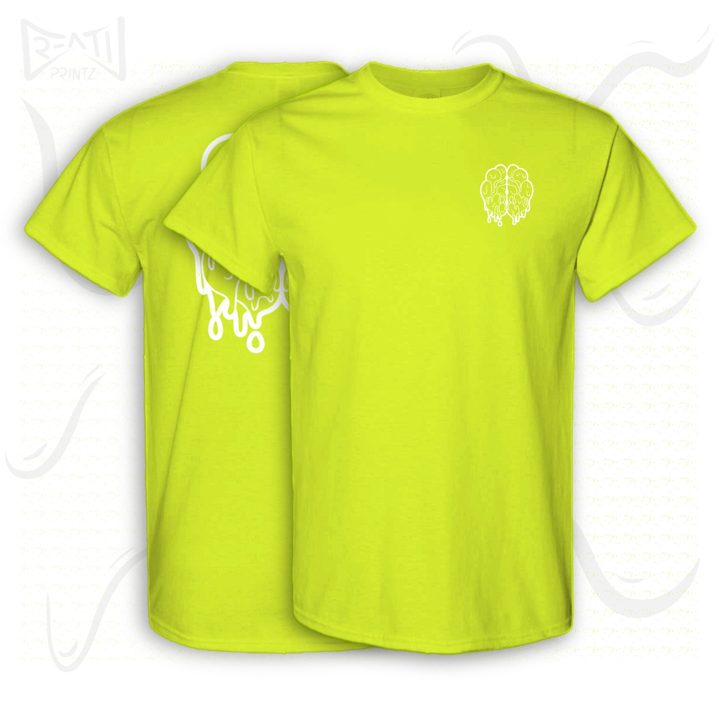 Single Color Front & Back Printz x HeavyWeight Cotton T-Shirt